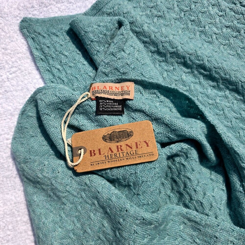 Irish NEW Tags Blarney Woolen Mills Ireland Heritage NWT scarf - Picture 2 of 11